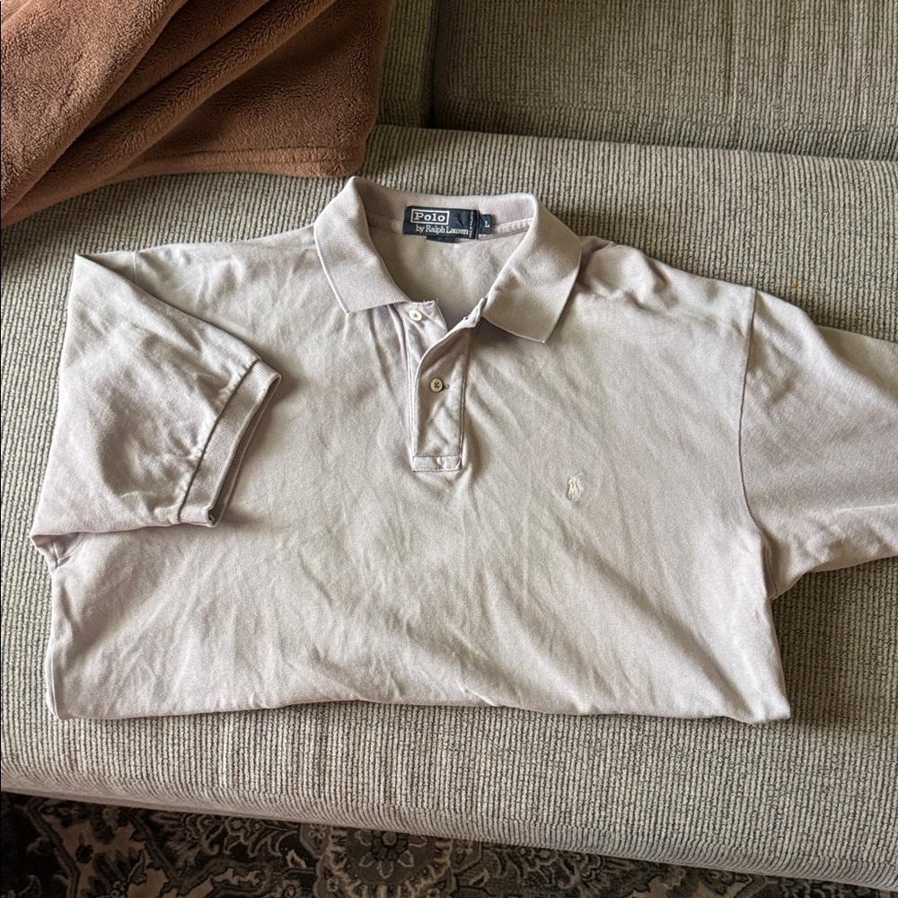 Polo by Ralph Lauren Men's Gray Polo Shirt - Picture 1 of 2